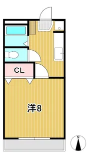 メゾンシンフォニー【2階】の間取り