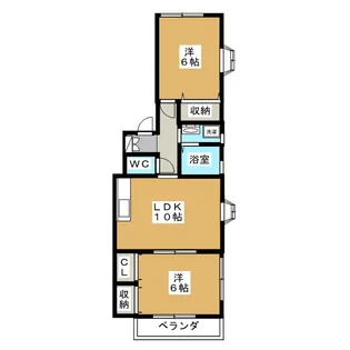 メローヒルズ【1階】の間取り