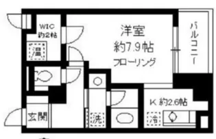 エルカスティージョ ムサシ【3階】の間取り