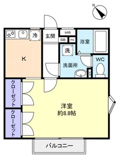 アムール SazemII【2階】の間取り