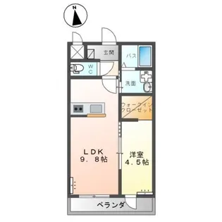 ルナ キャッスル【2階】の間取り