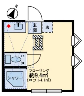 フェリスバニラ【2階】の間取り
