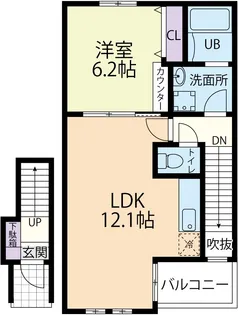 Glooby II (グルービィーII)【2階】の間取り