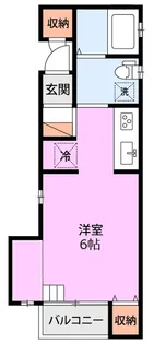 ヴィラ・ロータス【2階】の間取り