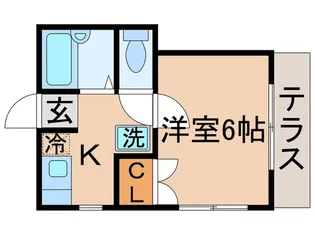 カームケイエス【1階】の間取り