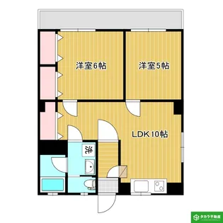 矢善ビル【2階】の間取り
