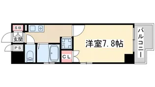 レクシア木川西【2階】の間取り