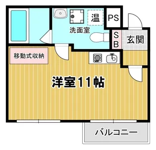 スクエアコートG【1階】の間取り