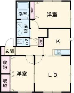 グラシア【1階】の間取り