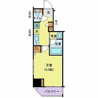 XEBEC大森WEST【5階】の間取り
