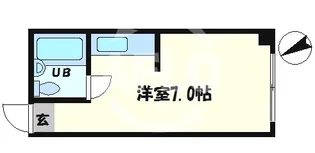 ラパンジール京町堀【5階】の間取り