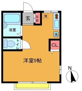 ハイム国府台II【2階】の間取り