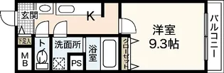 クレアーレヴェント【4階】の間取り