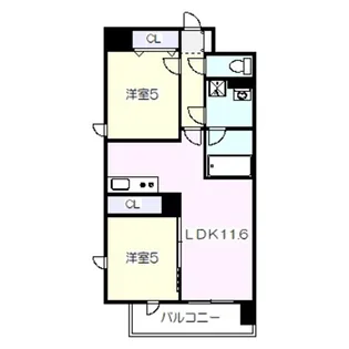 プレステージ9番館【4階】の間取り