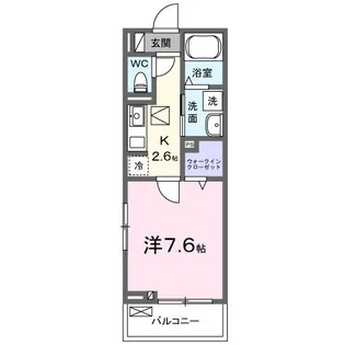 ブリュージュ テラス【1階】の間取り