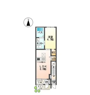 グランディオ【1階】の間取り