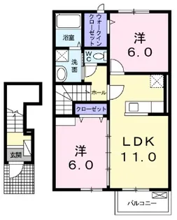 モダンK・III【2階】の間取り