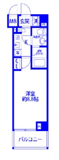 プレール・ドゥーク溝の口【6階】の間取り