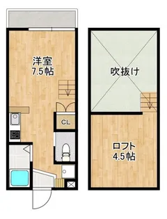 MODERN 西山B【1階】の間取り