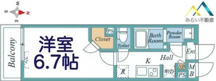 リブリ・鴨居【2階】の間取り