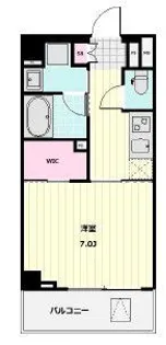ヴィークブライト南麻布【6階】の間取り
