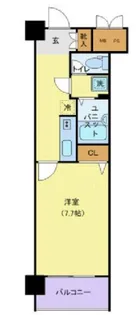 ドミール所沢II【6階】の間取り