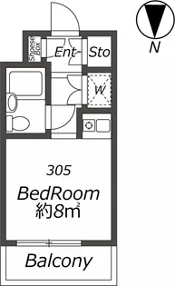 菱和パレス横浜壱番館【3階】の間取り