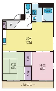 セフィラツルタ【2階】の間取り