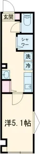 メルディア梅島IX【1階】の間取り