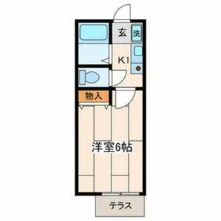 ファランドール座間【1階】の間取り