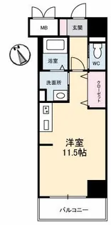 Urban Vista 中央町【5階】の間取り