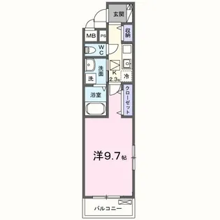 ヒカルサ泉佐野中町ノース【1階】の間取り