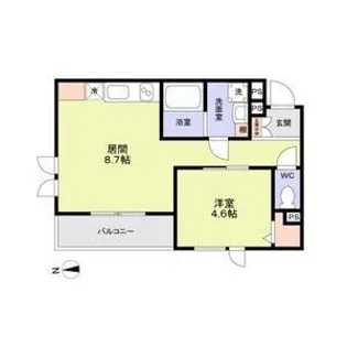 エターナルシー平磯【3階】の間取り