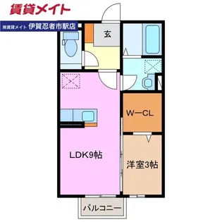 K’sハイム II【1階】の間取り