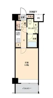 クレヴィスタ大森西【3階】の間取り