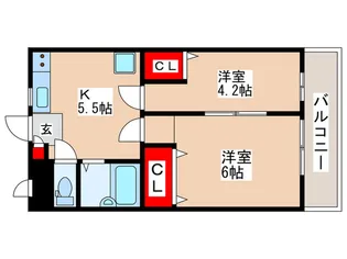 恒和ビル【4階】の間取り