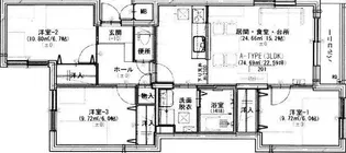サンアイローヤル19【3階】の間取り