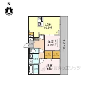 アテール【3階】の間取り