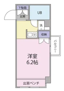 セゾン【2階】の間取り