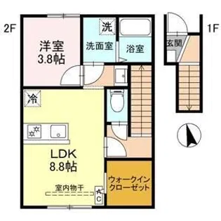 RELUXIA B【2階】の間取り