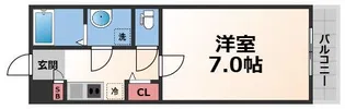 INOVE小若江【2階】の間取り