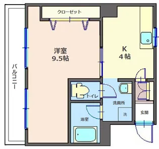 グリーンコーポ稔 505号室【5階】の間取り