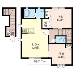 BWドミール【2階】の間取り