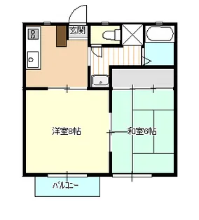 エスポワール上野【2階】の間取り
