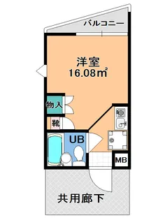 コモド目黒【2階】の間取り