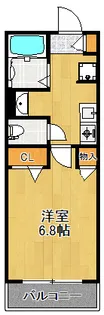 パルクヴェール横浜【1階】の間取り
