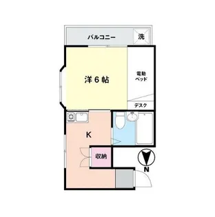 ユングハイム【2階】の間取り