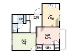 サンライズ佐倉 B【1階】の間取り