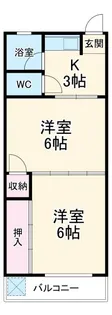 明円荘【1階】の間取り