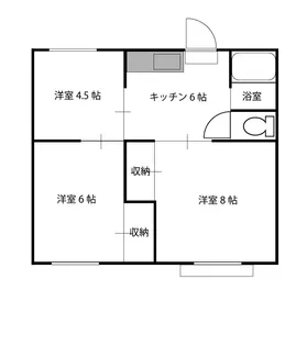 マロンハイツB【2階】の間取り